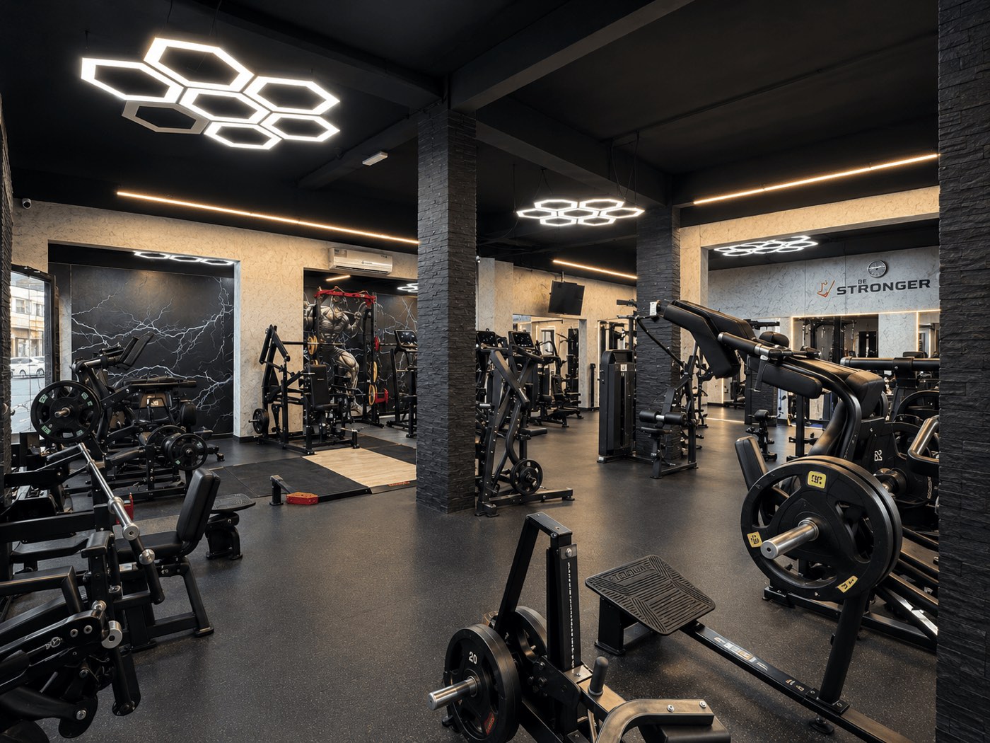 Free weights area